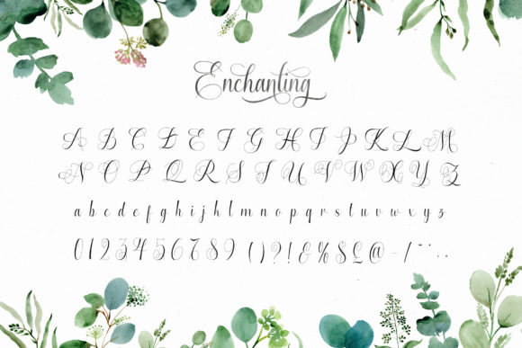 Enchanting Script Font - Preview 6
