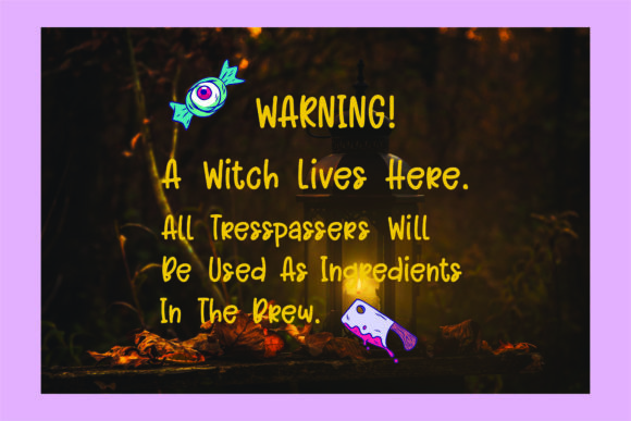 Hello Spooky Font - Preview 3
