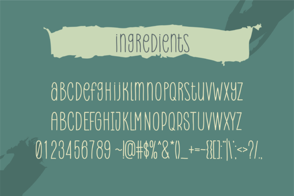Marinade Font PNG with transparent background - Preview 1