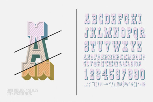 Moscow Font PNG with transparent background - Preview 3