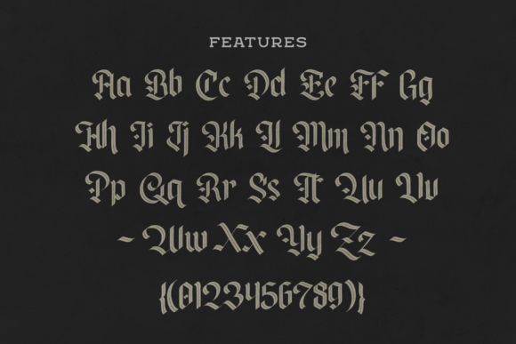 Silverback Font PNG with transparent background - Preview 1