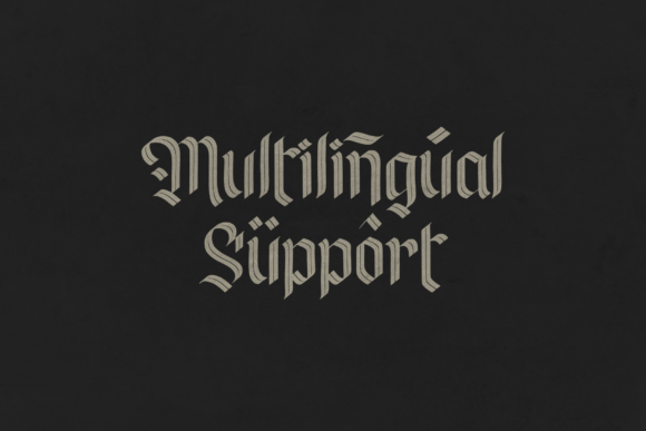 Silverback Font PNG with transparent background - Preview 2