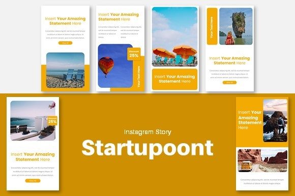 Template Instagram Story Startupoont Graphics