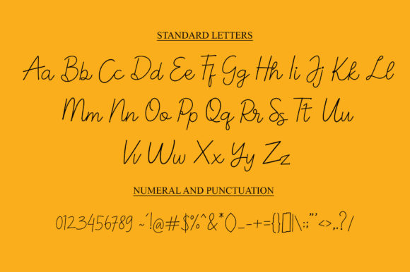 Butterfly Font - Preview 3