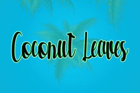 Coconuts Font - Preview 2