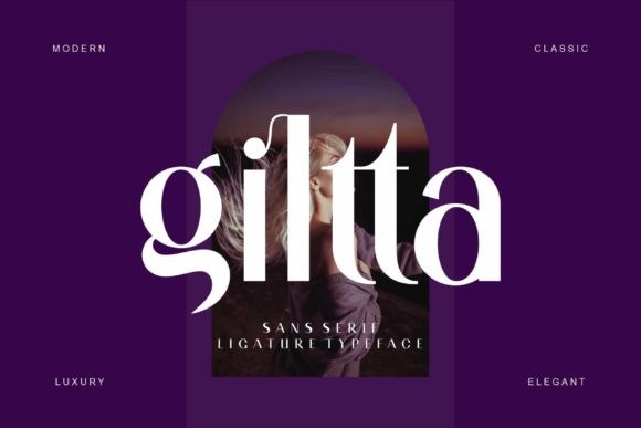 Giltta Font PNG with transparent background - Preview 1