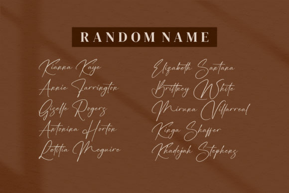 Roselina Ellis Font PNG with transparent background - Preview 4