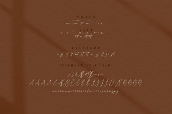 Roselina Ellis Font PNG with transparent background - Preview 6