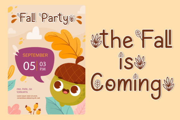 Autumn Ceria Font - Preview 1