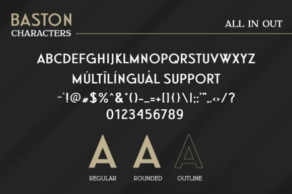 Baston Font - Preview 6