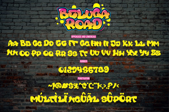 Beluga Road Font - Preview 1