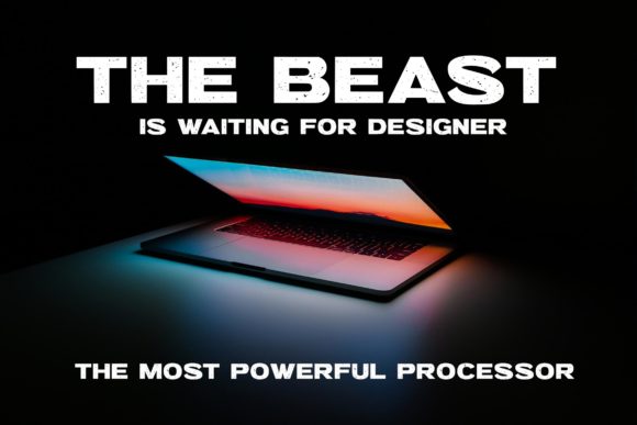 Blasto Distort Font - Preview 2