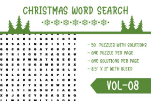 Christmas Word Search Puzzle Vol. 8 Graphic by dvect_artist · Creative ...