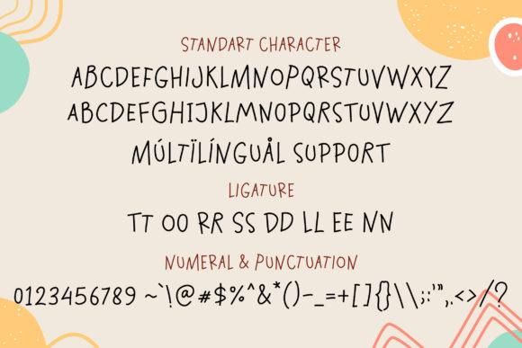 Drawing Letter Font - Preview 5