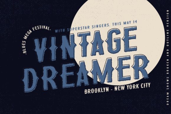 Dream Shows Font PNG with transparent background - Preview 2