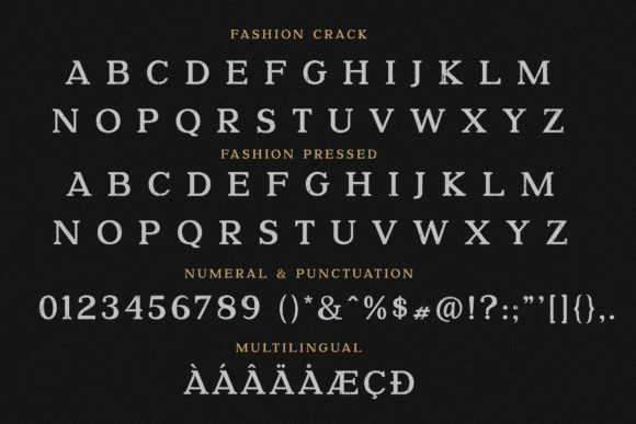 Fashion Pressed Font - Preview 5