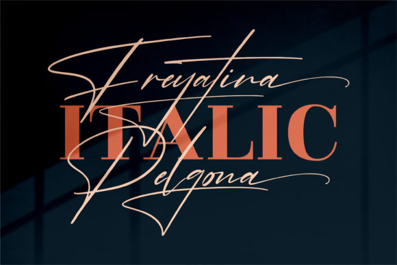 Freyatina Pelgona Font PNG with transparent background - Preview 1