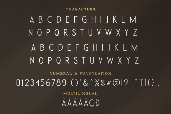 Golden Silver Font font preview - 5