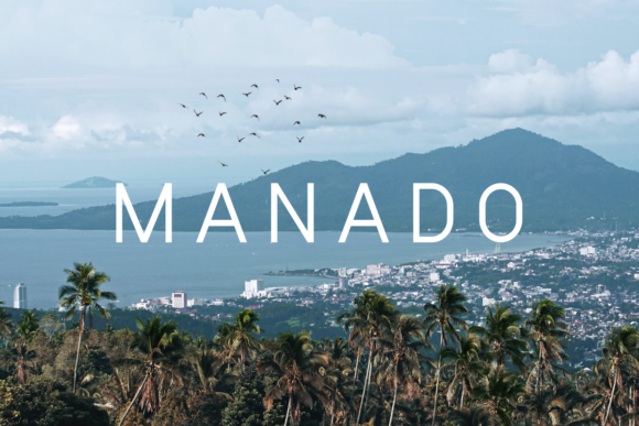 Manado Font PNG with transparent background - Preview 1