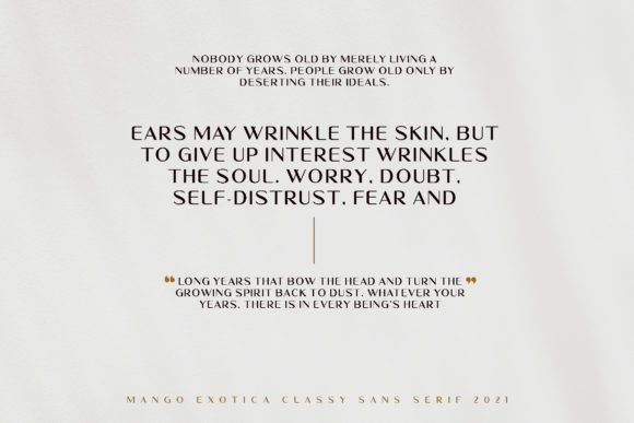 Mango Exotica Font PNG with transparent background - Preview 4