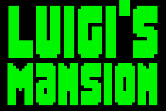 MultiType Pixel Compact Bold Font PNG with transparent background - Preview 6