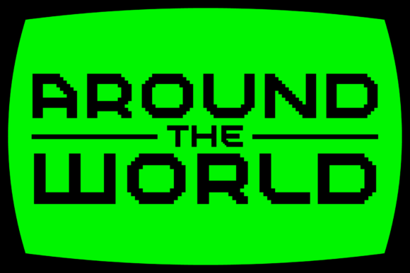 MultiType Pixel Wide Font PNG with transparent background - Preview 5