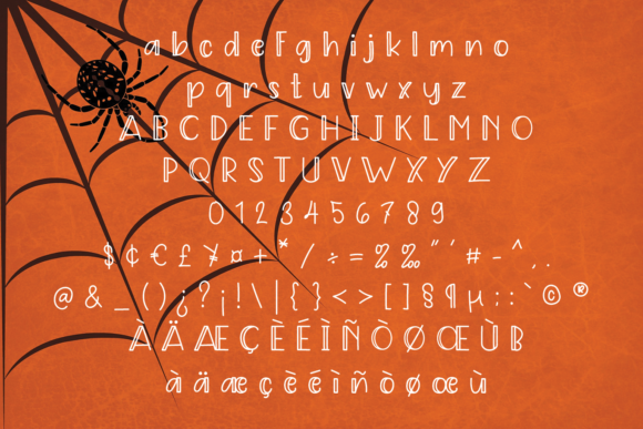 Pumpkin Story Font PNG with transparent background - Preview 4