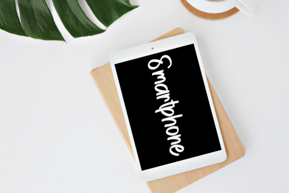 Simple Melody Font PNG with transparent background - Preview 1
