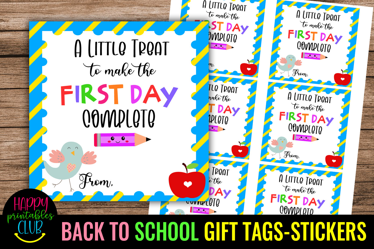 A Little Treat- Back to School Gift Tags