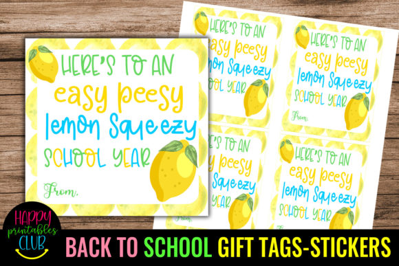 Here's to an Easy Peesy - Back to School