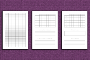 Life Tracker Journal Workbook / Log Book Graphic by Mary's Designs ...