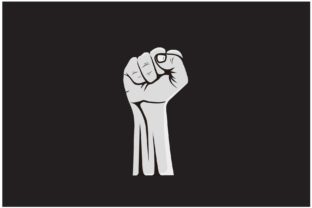 Raised Hand with Clenched Fist Vector Graphic by sore88 · Creative Fabrica