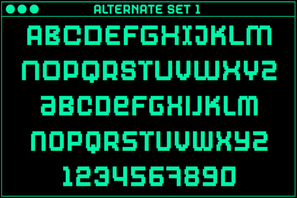Alternate Font - Preview 2