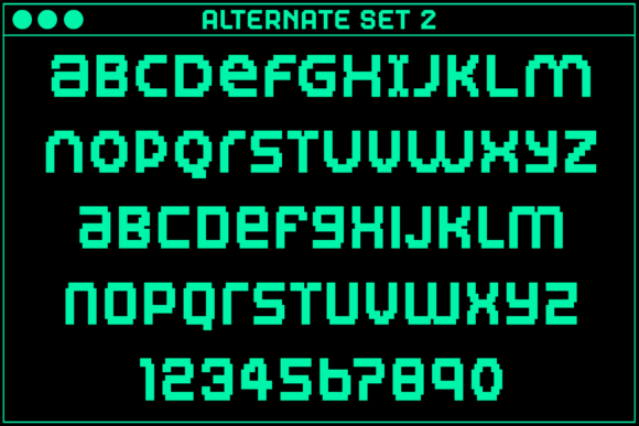 Alternate Font - Preview 3