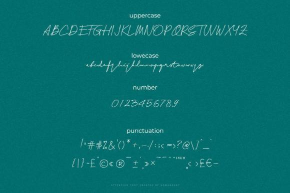 Attention Font - Preview 1