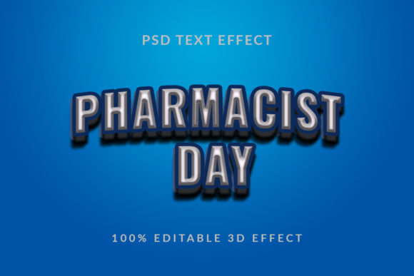 Attractive Pharmacist Day Text Effect Graphic Websites By Naima’s Creation