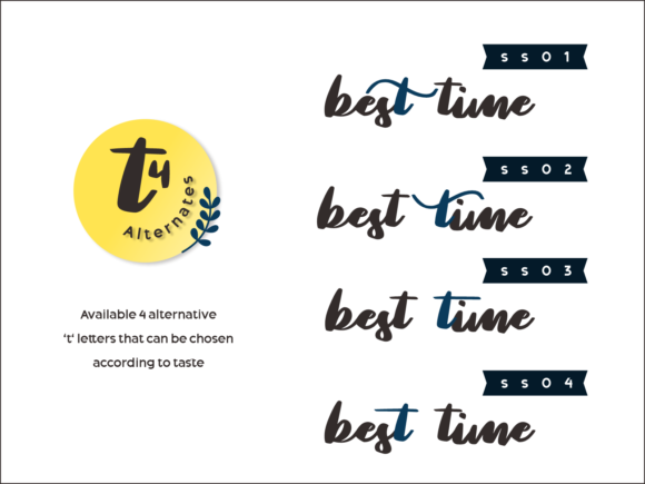 Best Time Font - Preview 1