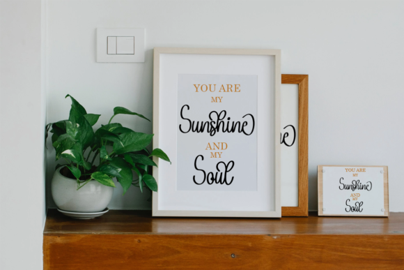 Chaching Font PNG with transparent background - Preview 4