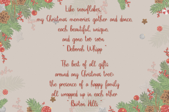 Christmas Goodwill Font PNG with transparent background - Preview 2