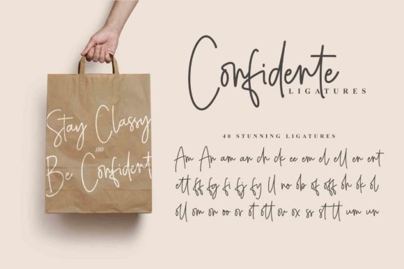 Confidente Signature Font - Preview 4