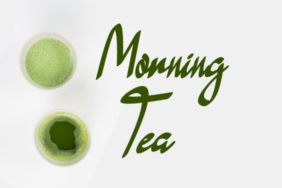 Green Tea Font - Preview 1