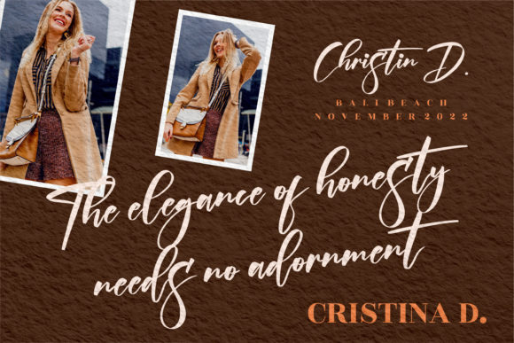 Kristal Font PNG with transparent background - Preview 4