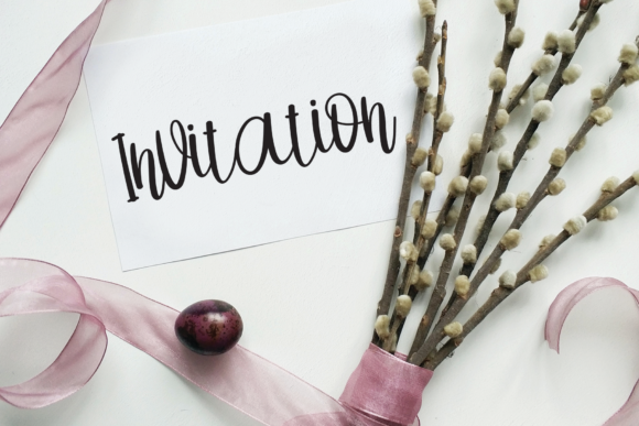 Lovely Belive Font PNG with transparent background - Preview 4