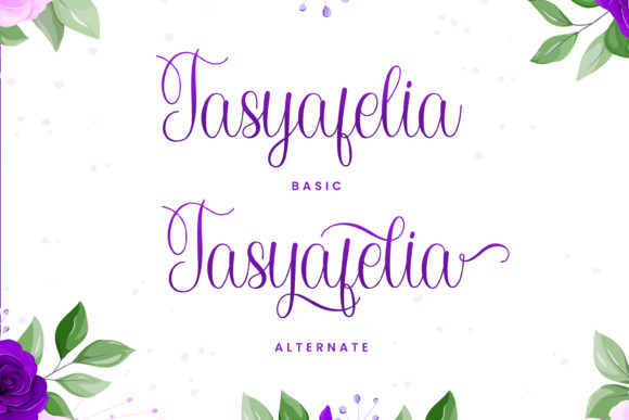 Olaryna Font font preview - 4