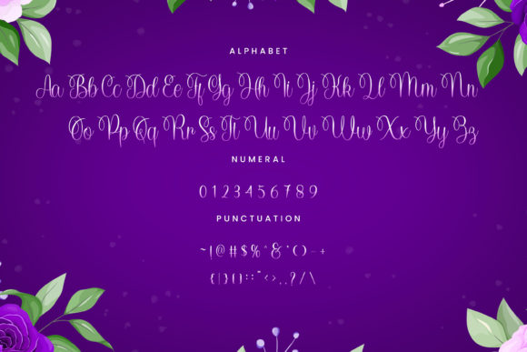 Olaryna Font font preview - 5