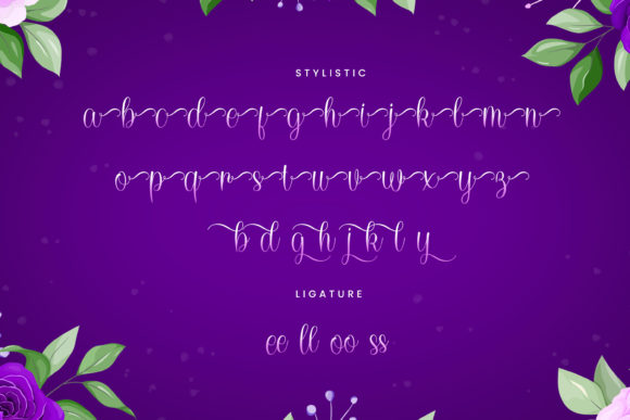 Olaryna Font font preview - 6