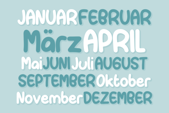 Paper Candy Font PNG with transparent background - Preview 3