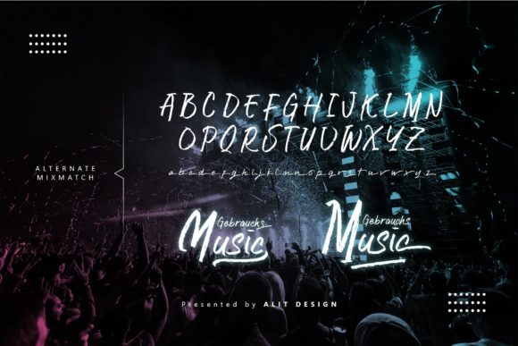 Rush Suck Font PNG with transparent background - Preview 4