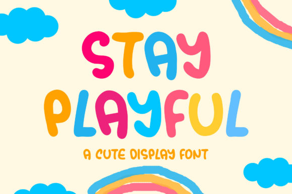 Stay Playful Font by handles creative · Creative Fabrica font preview