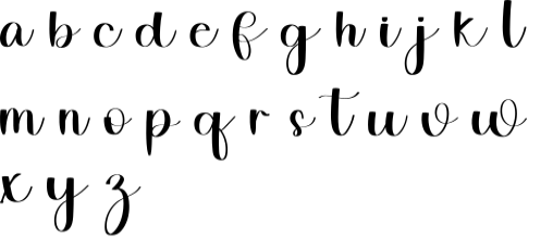 Wedding Signature specimen 5